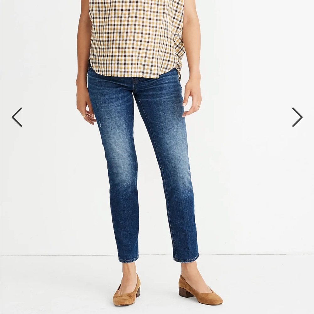 Maternity slim boyfriend jeans